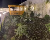 باغچه با نورپردازی و آبنما ویلا اجاره ای سرخاب 541551521321