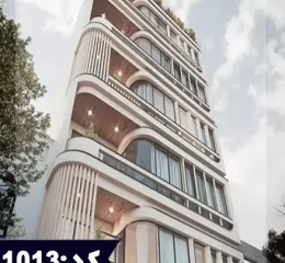 نمای زیبای و مدرن آپارتمان 5 طبقه 98858444656